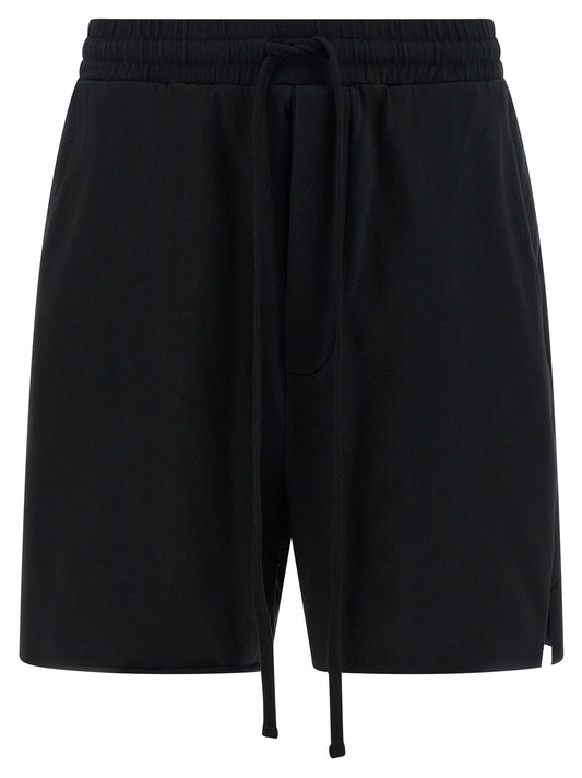 Thom Krom Black Cotton Bermuda Shorts