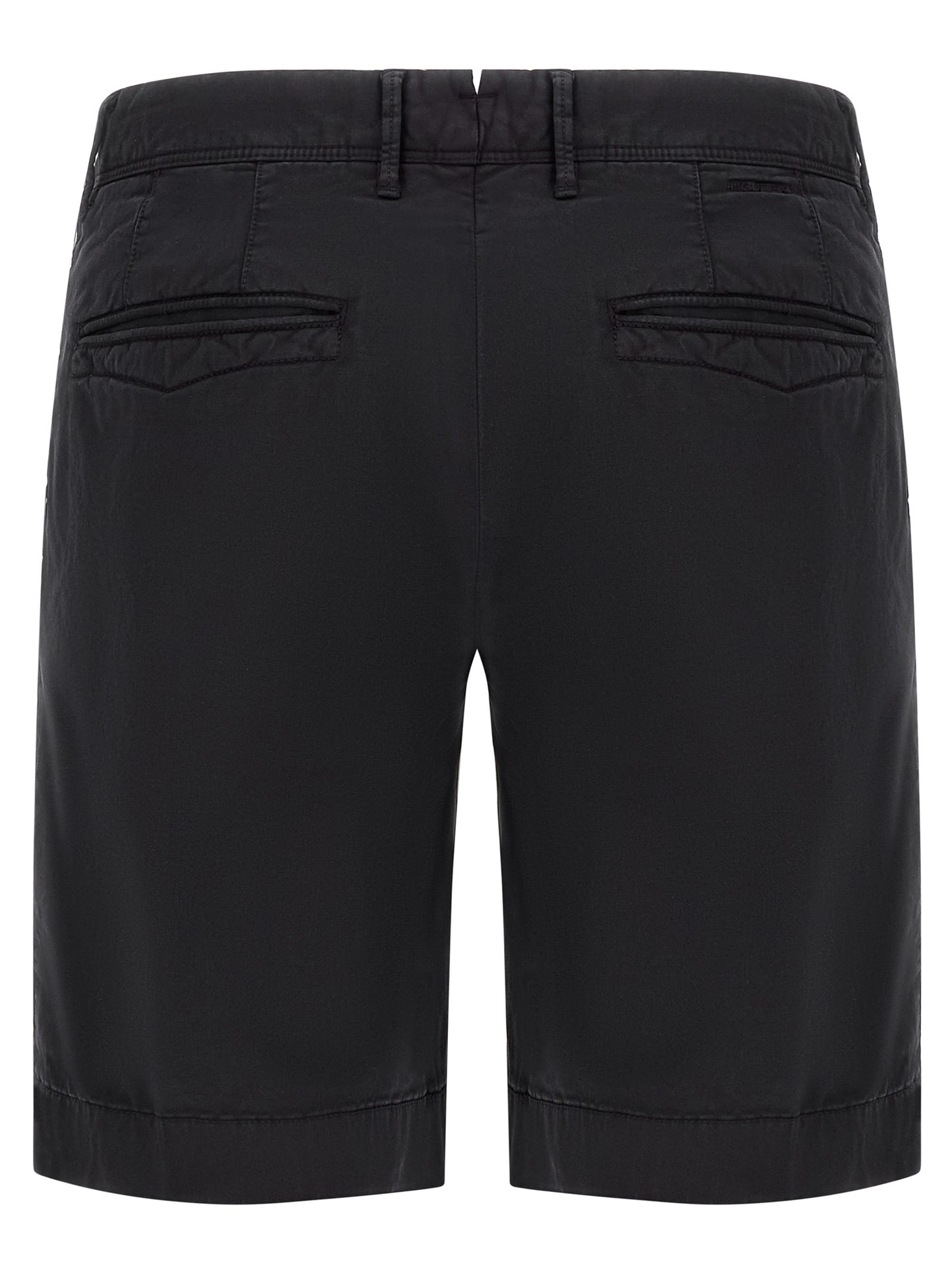 Incotex Blue Cotton Bermuda Shorts