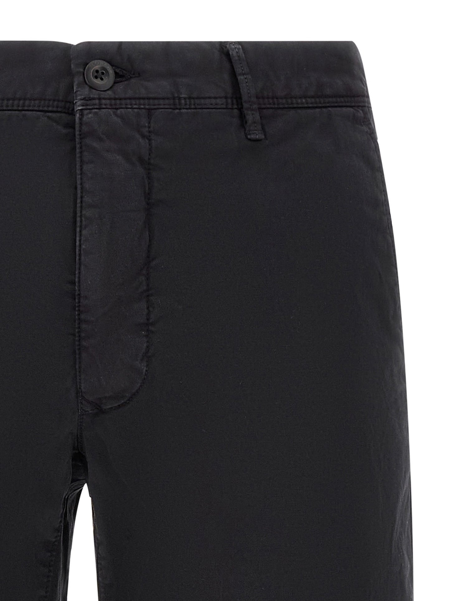 Incotex Blue Cotton Bermuda Shorts