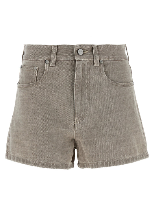 Fendi Beige Cotton Bermuda Shorts