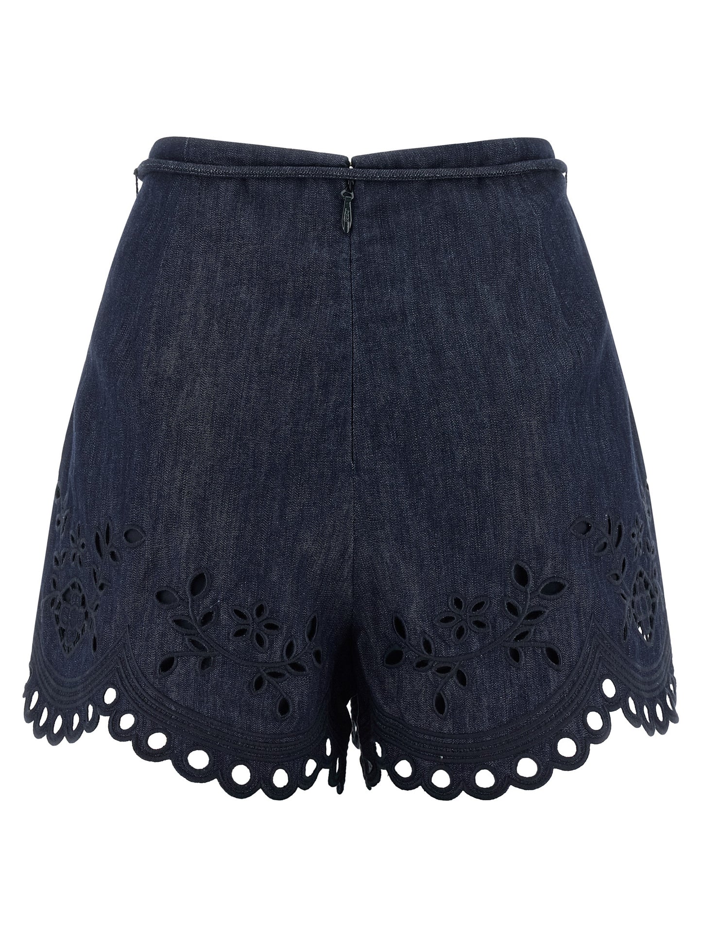 Zimmermann Blue Cotton Bermuda Shorts
