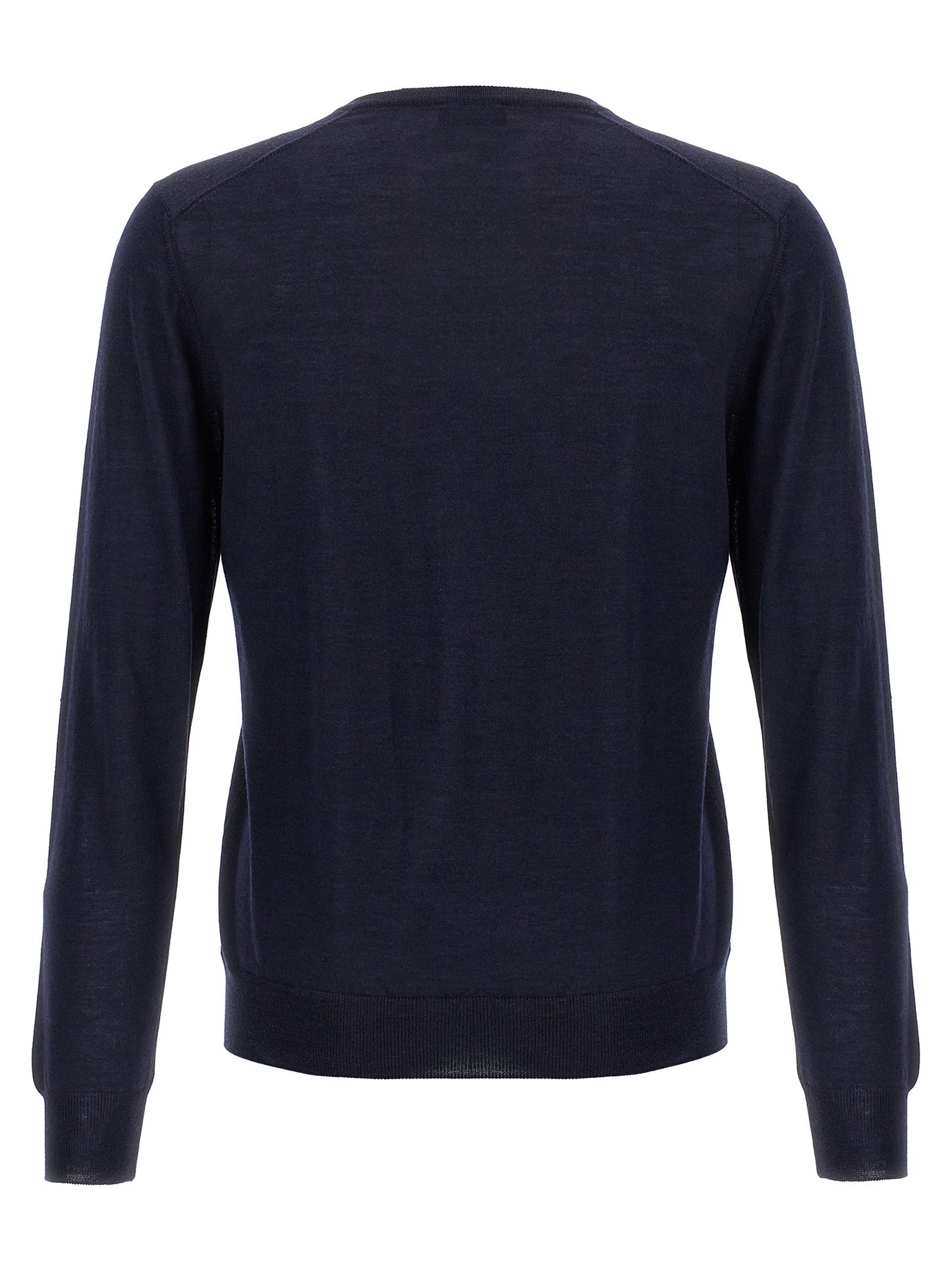 Barba Napoli Blue Wool Cardigan