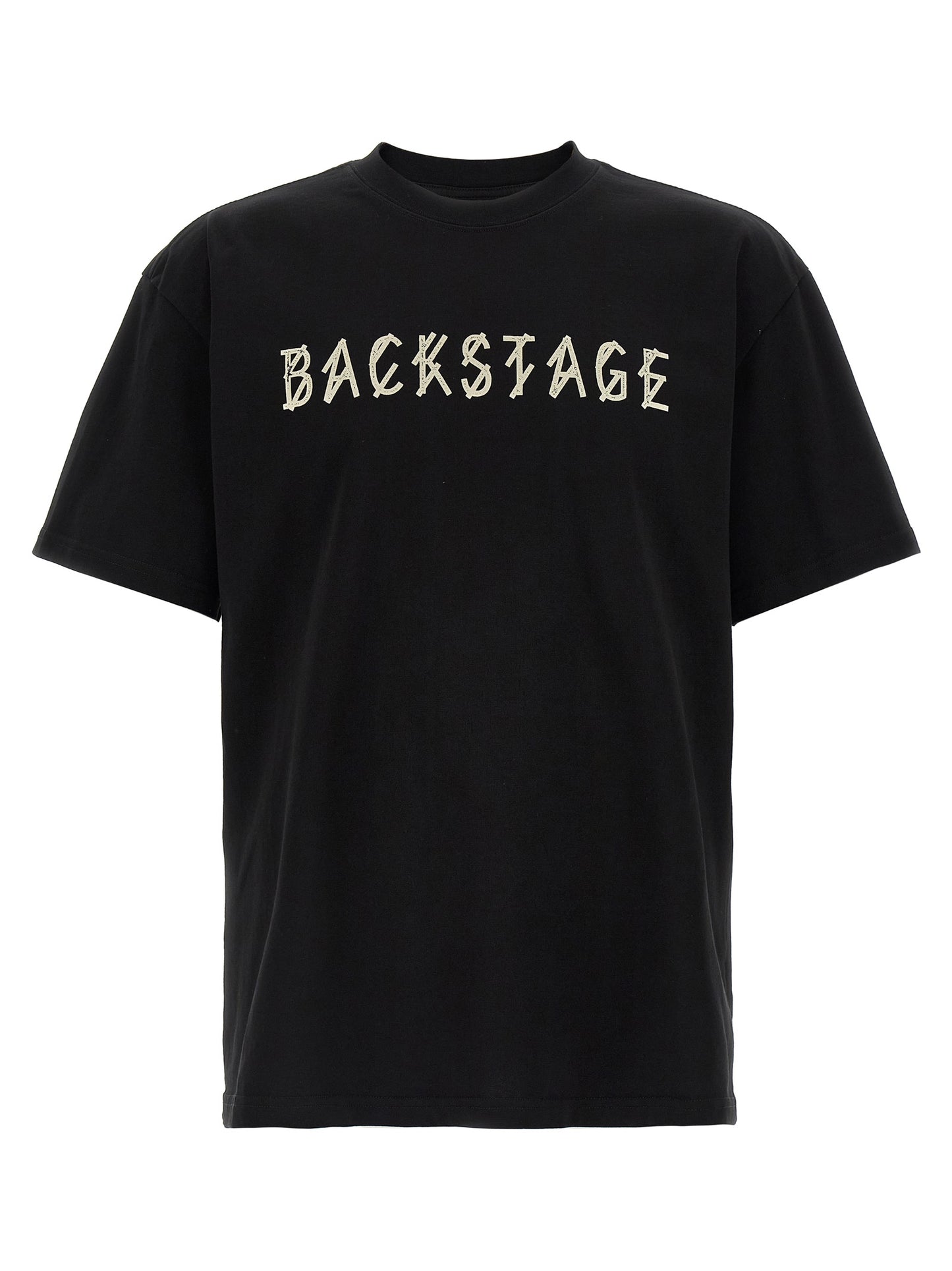 44 Label Group Black Cotton T-Shirt