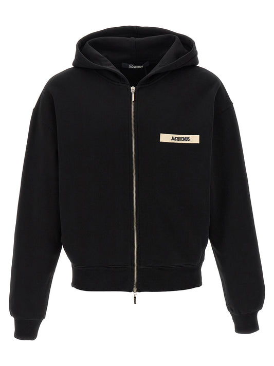 Jacquemus Black Cotton Sweatshirt