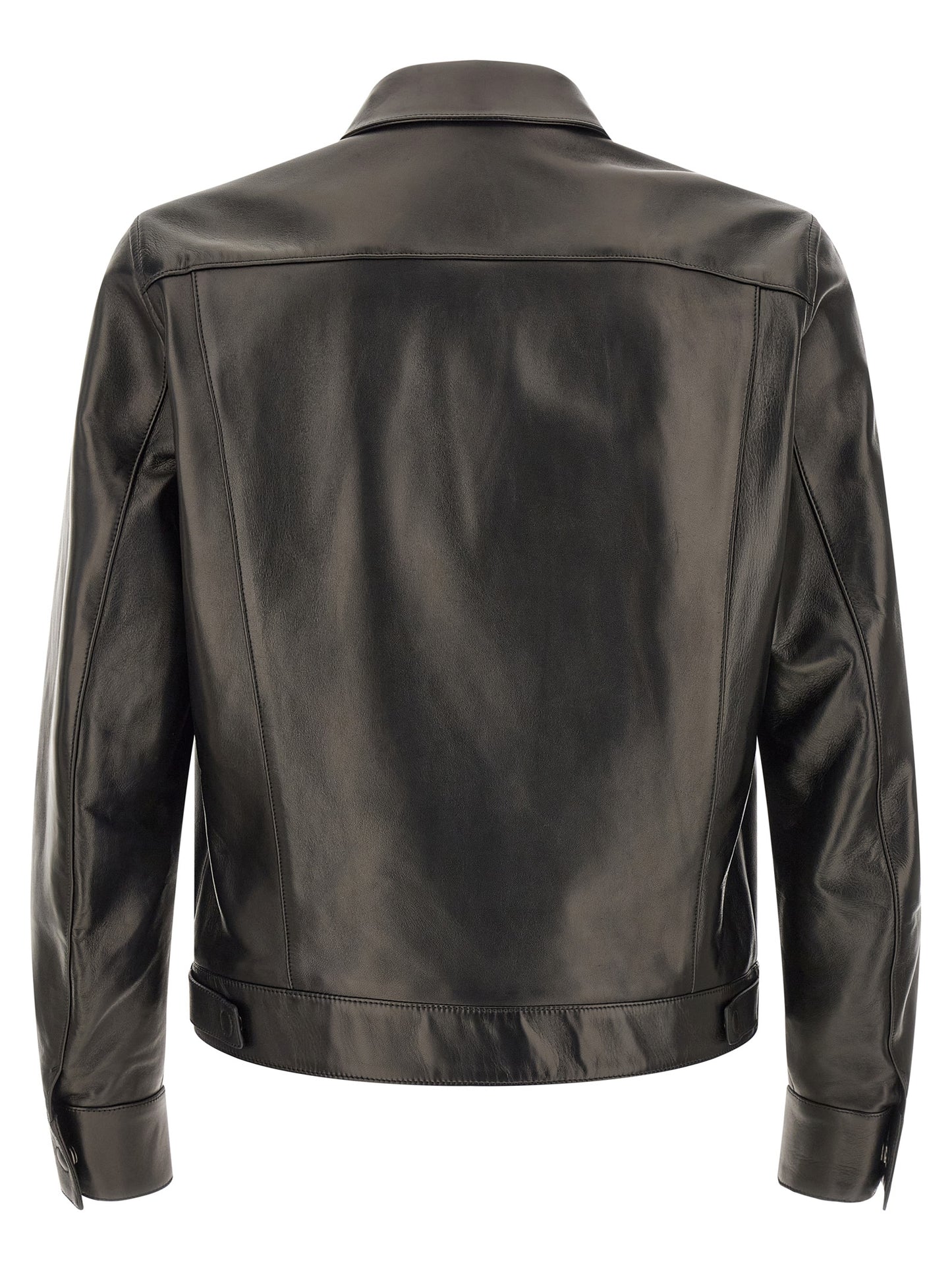 Tom Ford Black Lamb Leather Leather Jacket