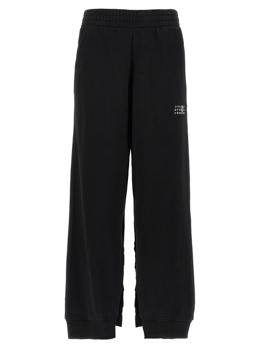 MM6 Maison Margiela Black Cotton Joggers (Workout Pants)