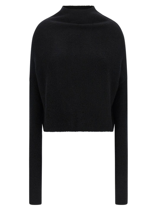 Rick Owens Black Cashmere Cardigan