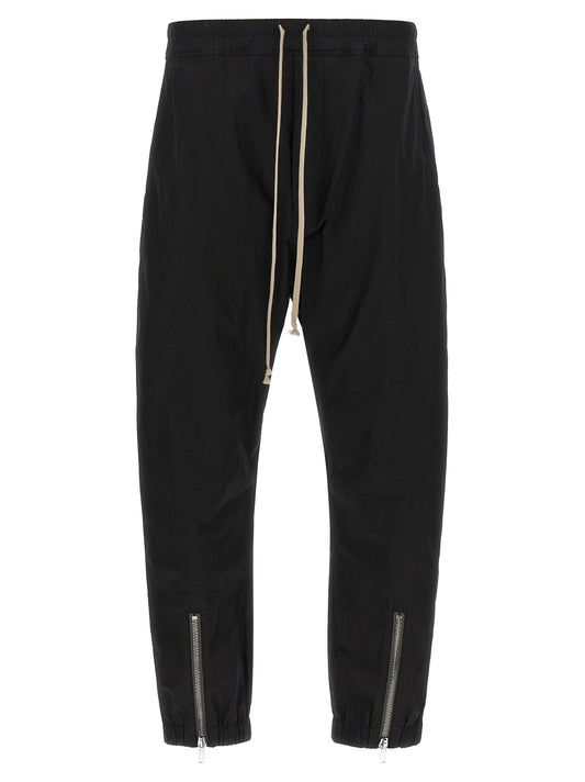 Rick Owens Black Cotton Joggers (Workout Pants)