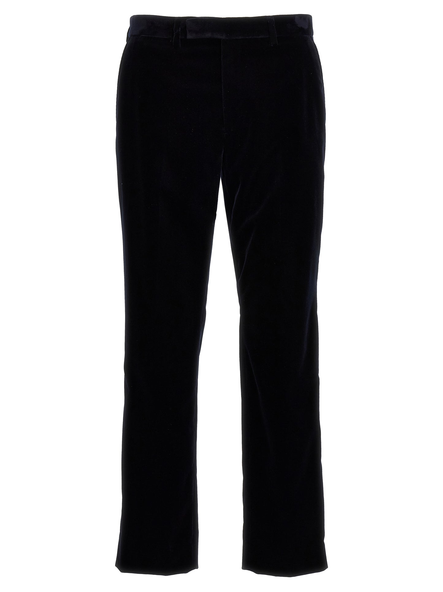 Gucci Blue Cotton Casual Pants