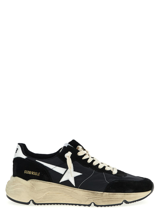 Golden Goose Bicolor Polyester Athletic Sneakers