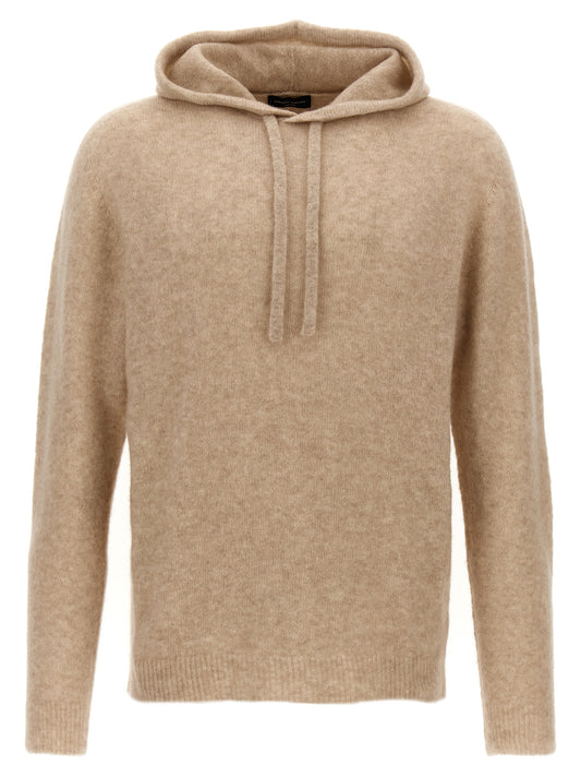 Roberto Collina Beige Cashmere Cardigan