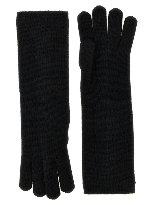 Max Mara Black Cashmere Gloves