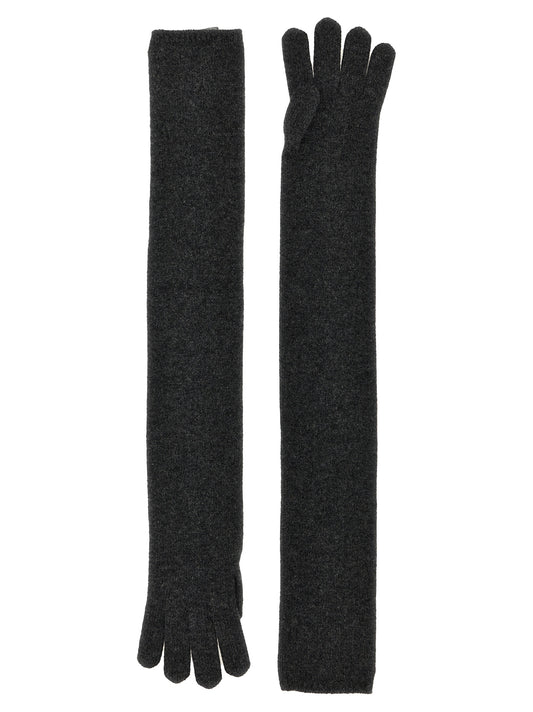 Max Mara Gray Cashmere Gloves