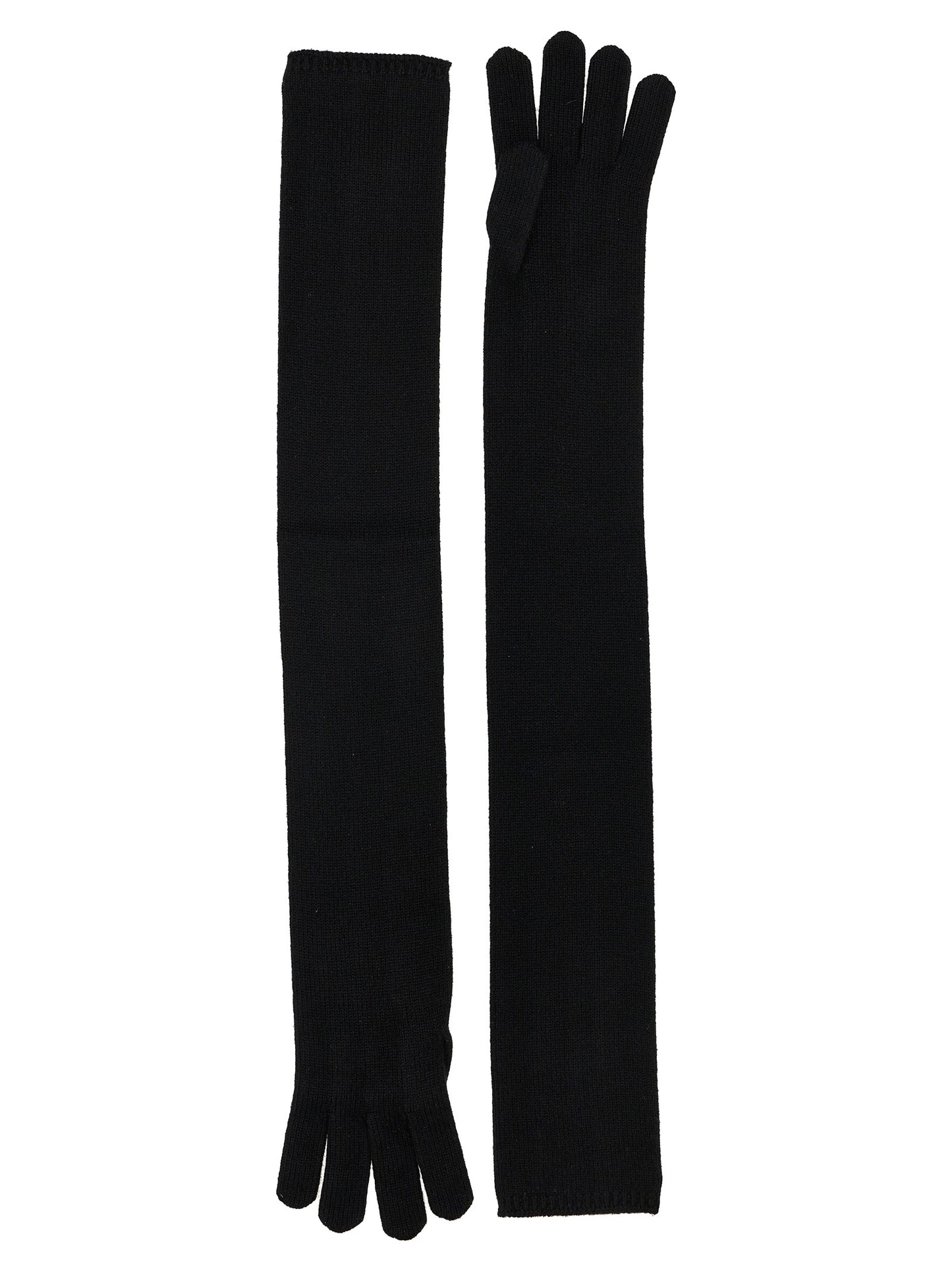 Max Mara Black Cashmere Gloves