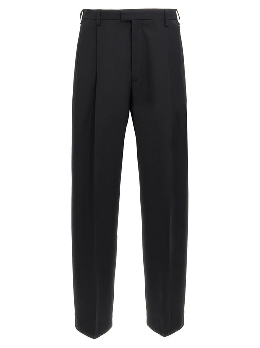 Marni Black Polyester Dress Pants