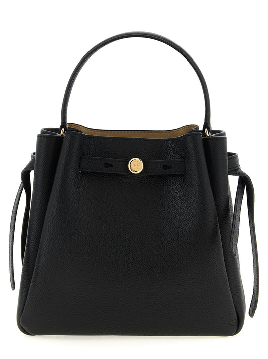 Tory Burch Black Cowhide Handbag