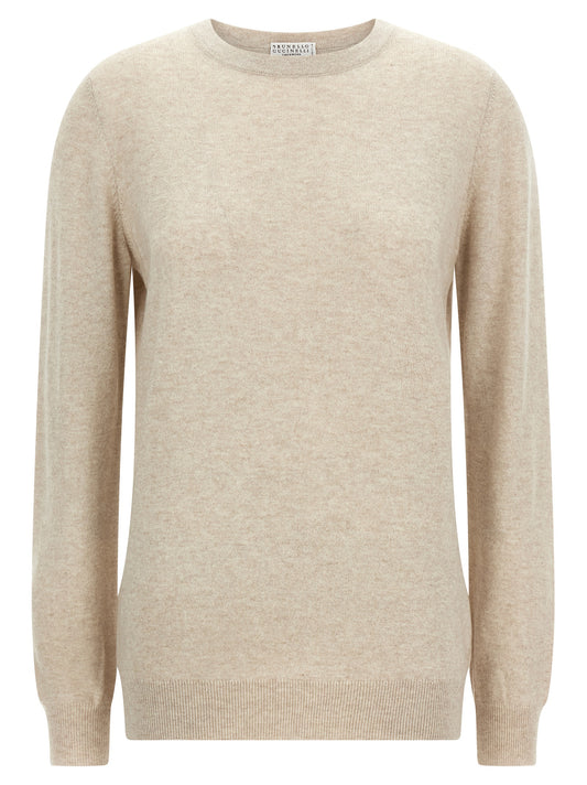 Brunello Cucinelli Beige Cashmere Cardigan