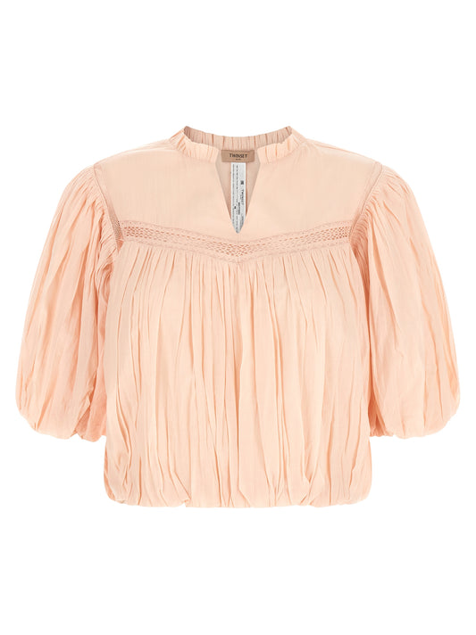 Twinset Multicolor Cotton Blouse