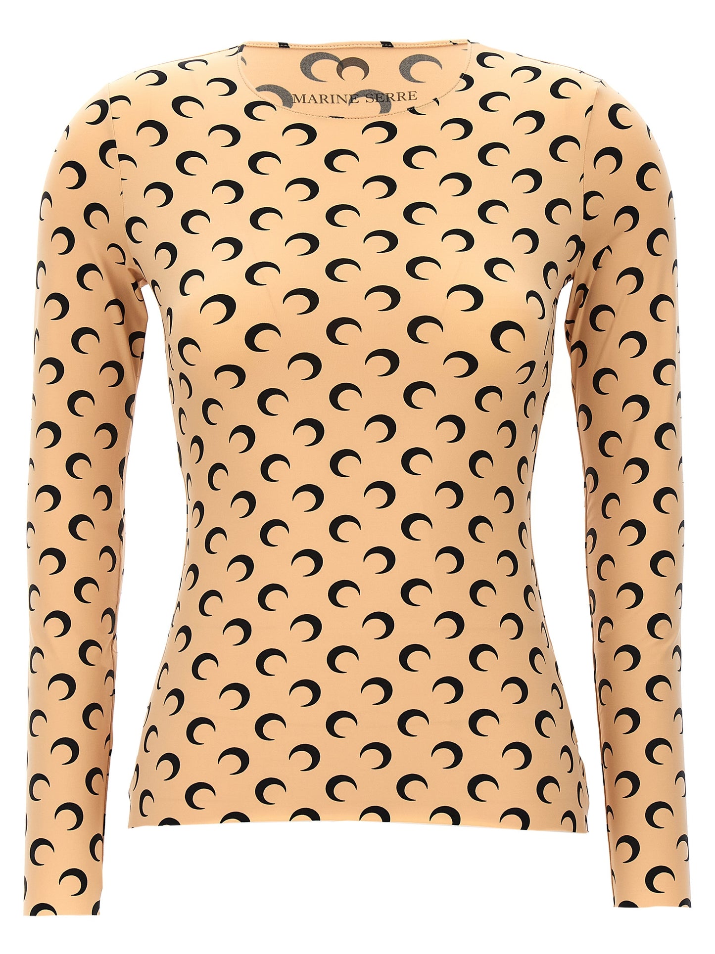 Marine Serre Beige Polyamide Pattern Shirt