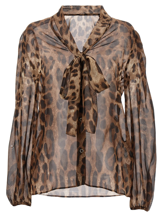 Dolce & Gabbana Multicolor Silk Blouse
