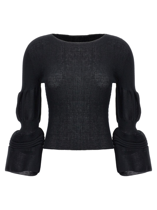 Issey Miyake Black Polyester Sweatshirt