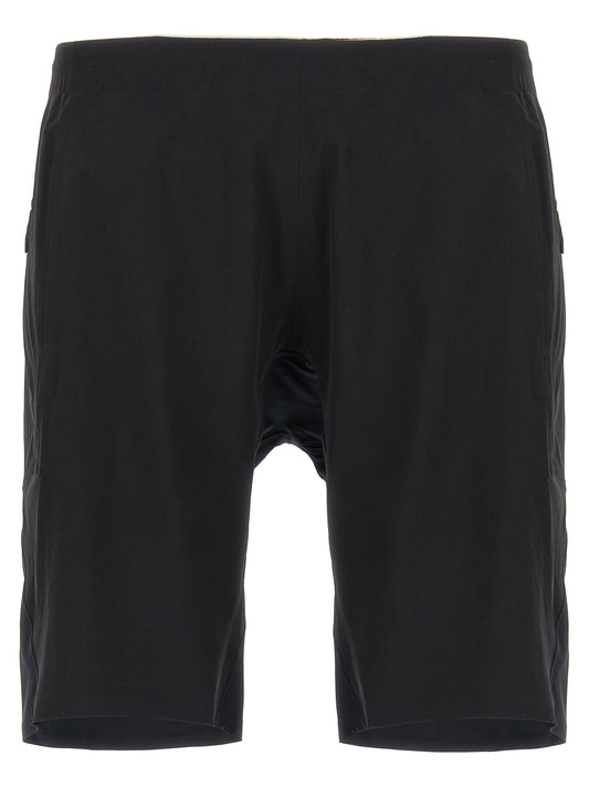 Arc'teryx Veilance Black Nylon Bermuda Shorts