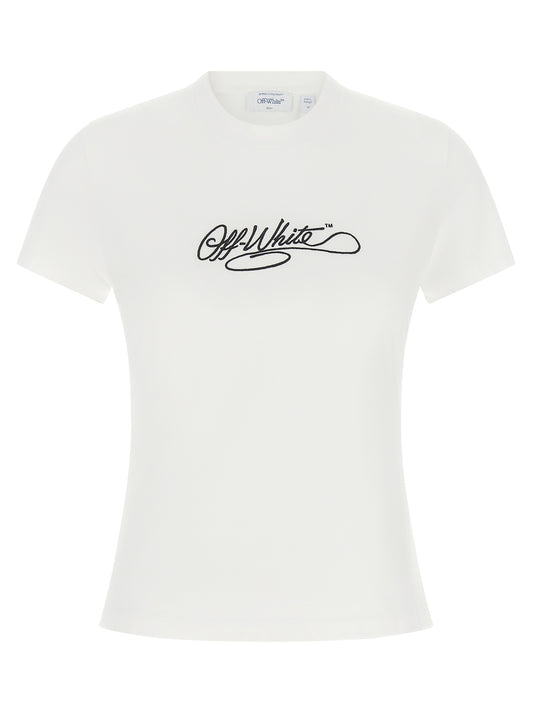 Off-White White Cotton T-Shirt