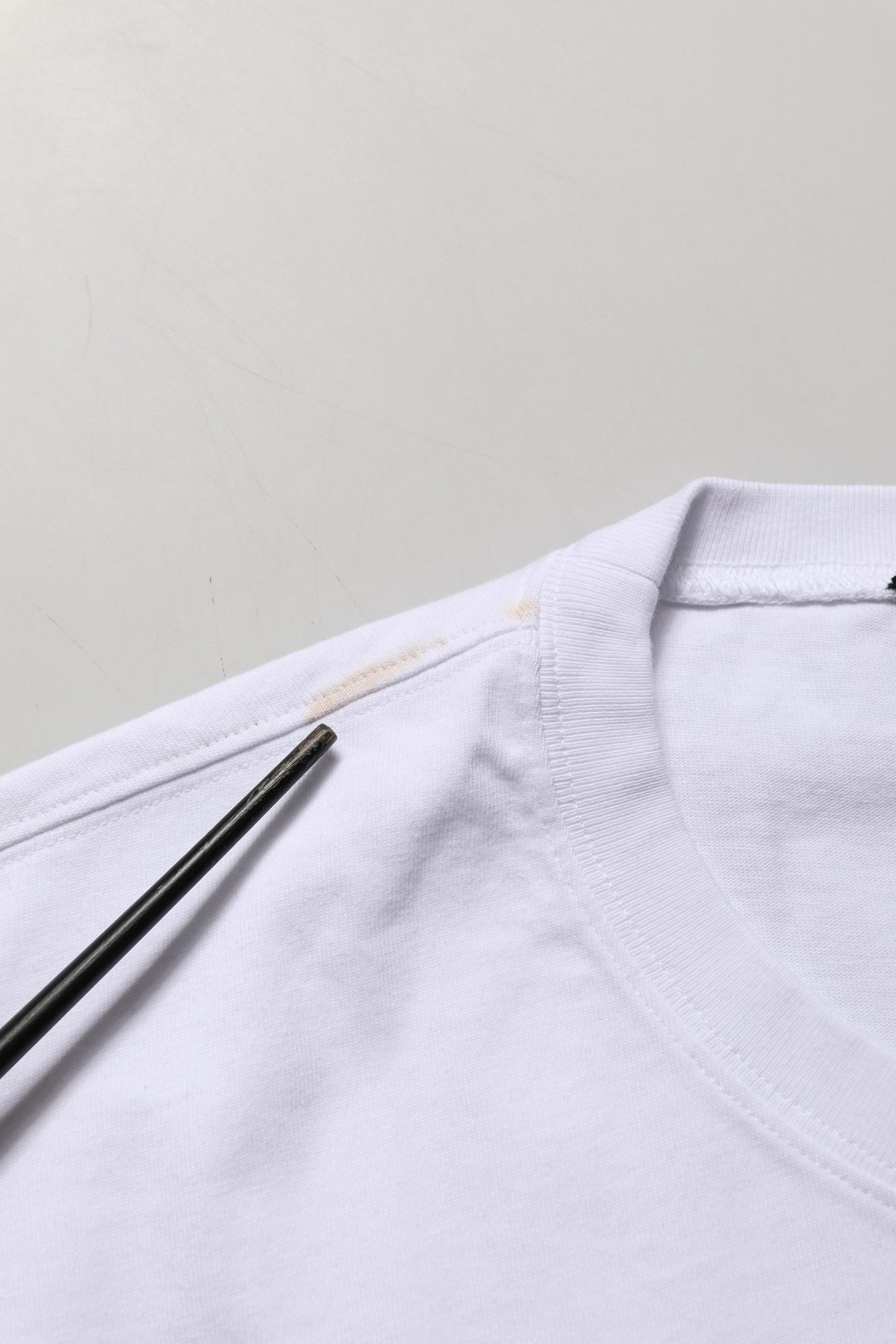 Dolce & Gabbana White Blue Stripe Cotton Short Sleeve T-shirt