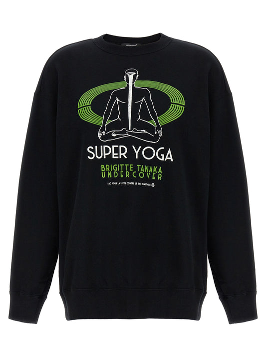 Undercover Black Cotton Sweatshirt