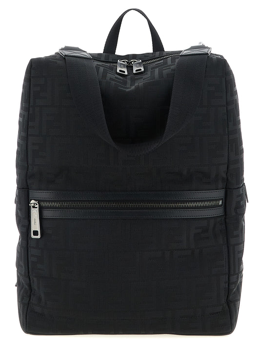 Fendi Black Polyamide Backpack