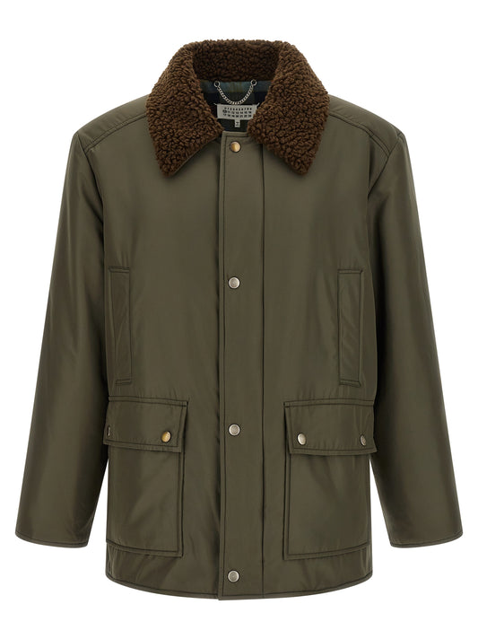 Maison Margiela Bicolor Polyester Parka