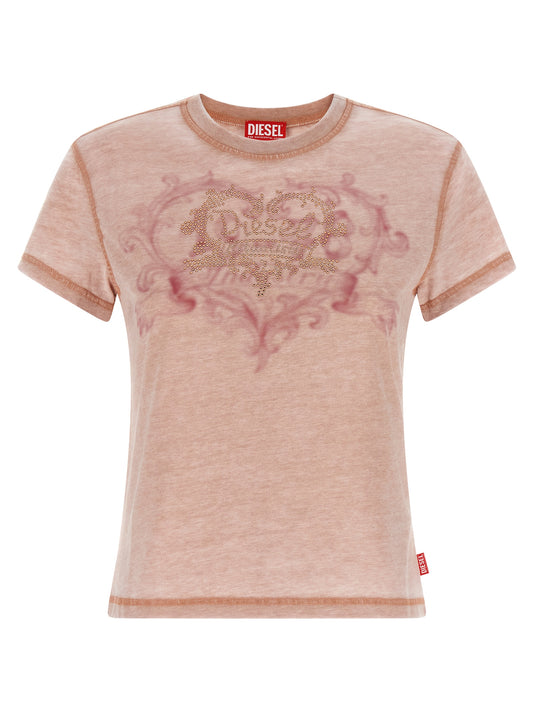 Diesel Multicolor Polyester T-Shirt