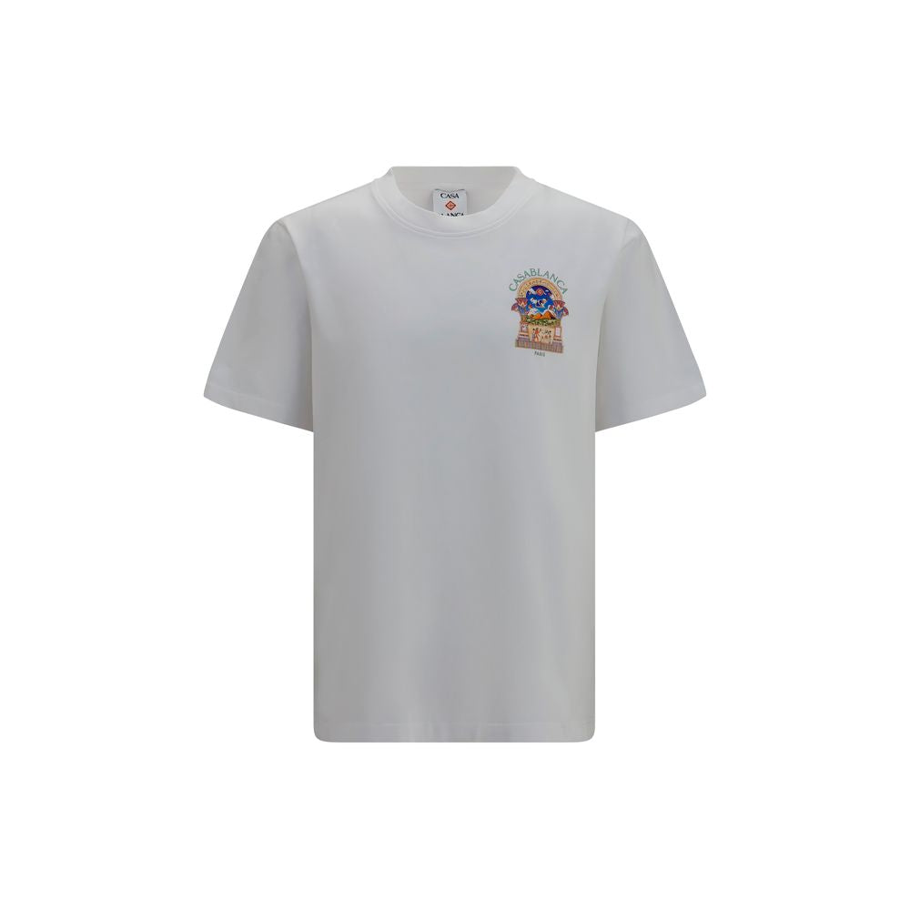 Casablanca White Cotton T-Shirt