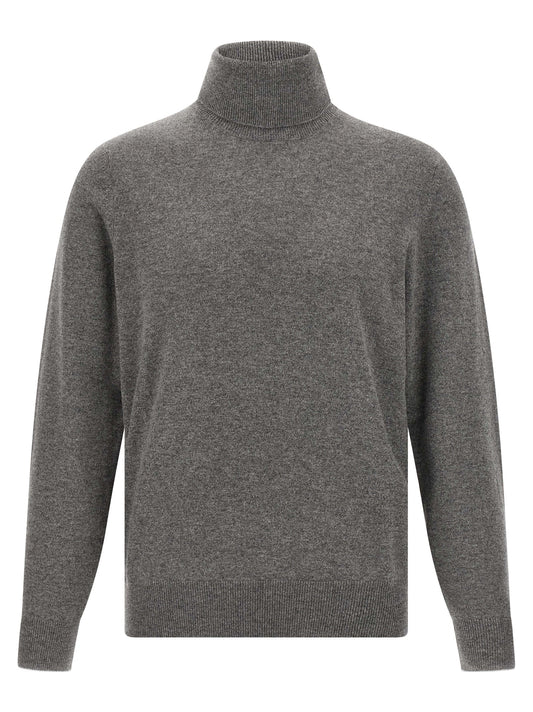 Brunello Cucinelli Gray Cashmere Cardigan