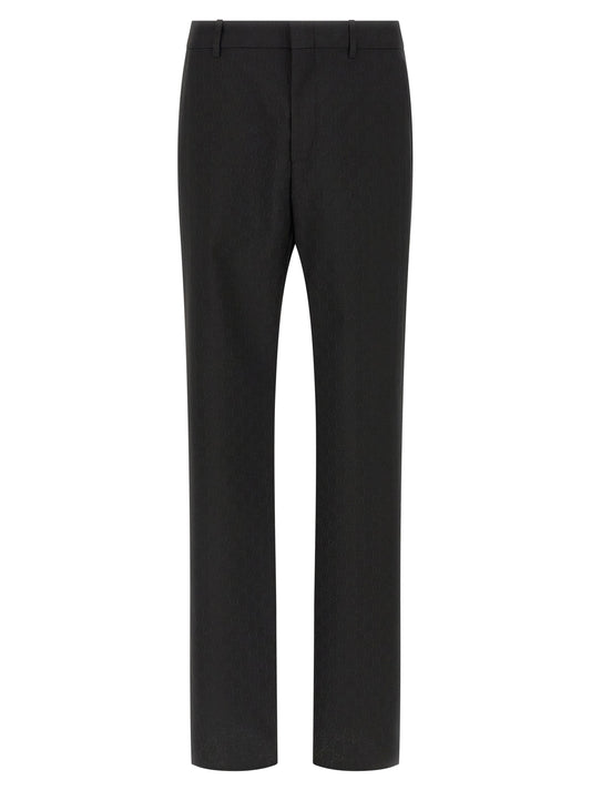 Gucci Black Polyester Dress Pants