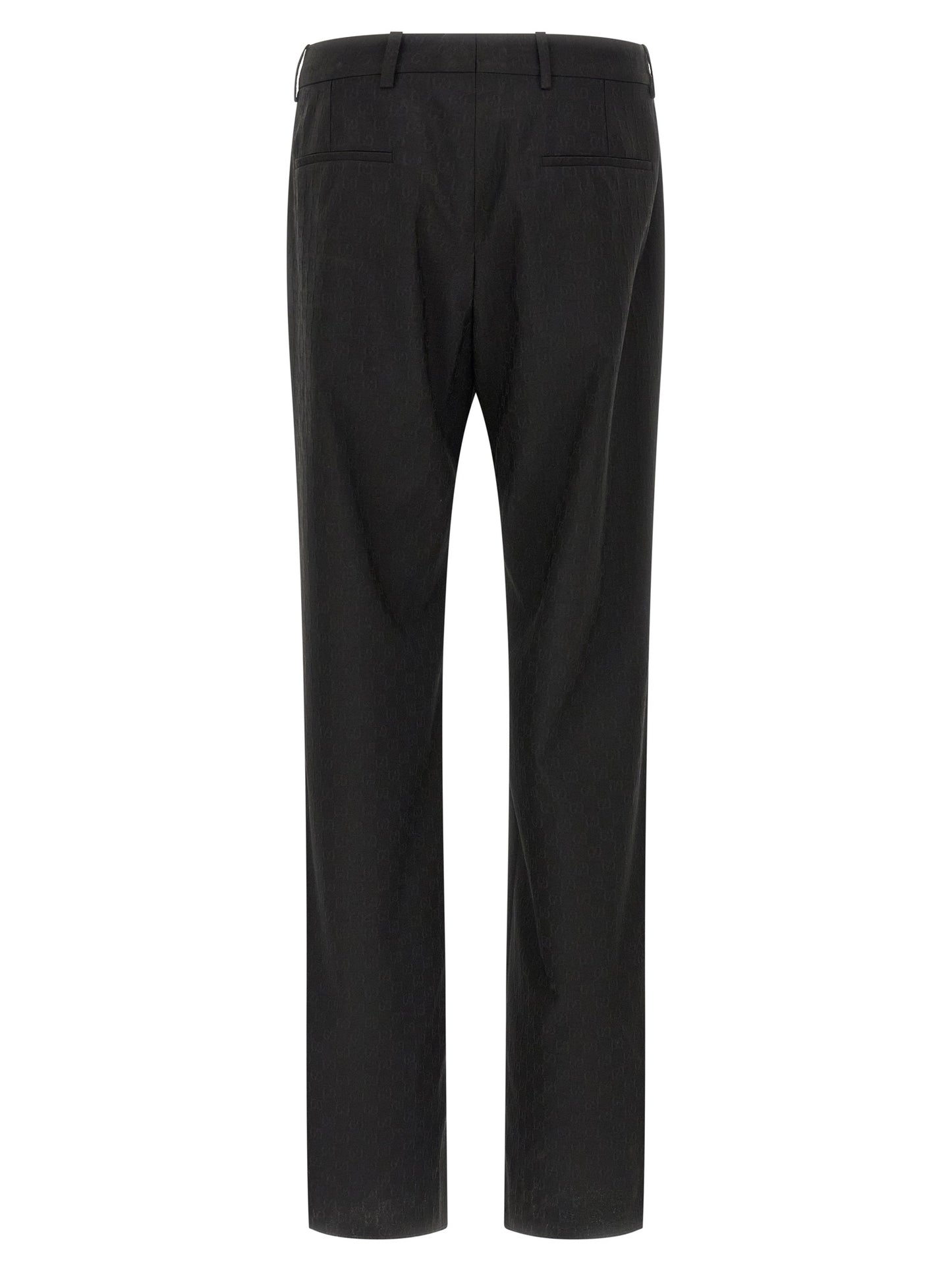 Gucci Black Polyester Dress Pants