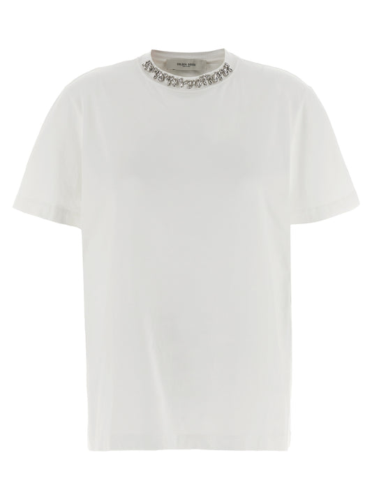 Golden Goose White Cotton T-Shirt