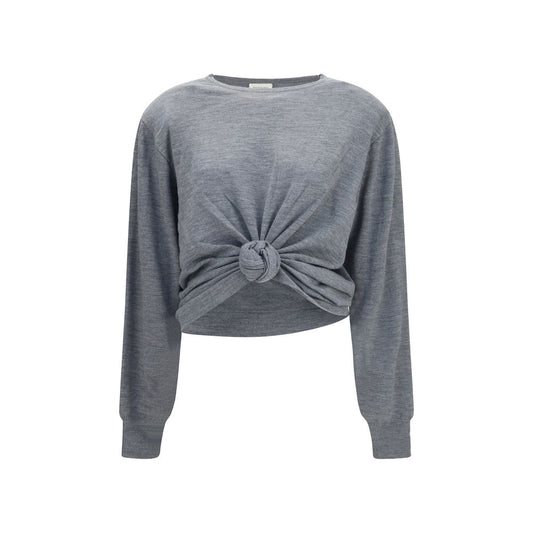Magda Butrym Gray Wool Oves Aries Sportswear