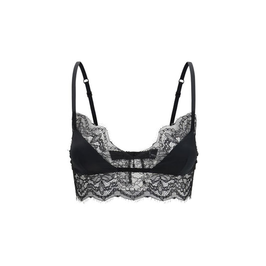 Dolce & Gabbana Black Silk Bra