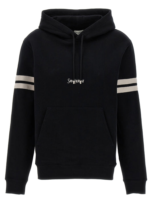 Saint Laurent Bicolor Cotton Sweatshirt
