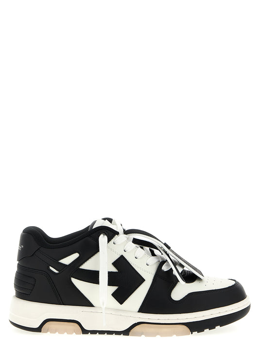 Off-White Bicolor Calfskin Low Top Sneakers
