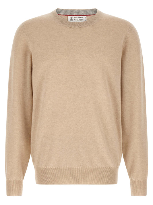 Brunello Cucinelli Beige Cashmere Cardigan