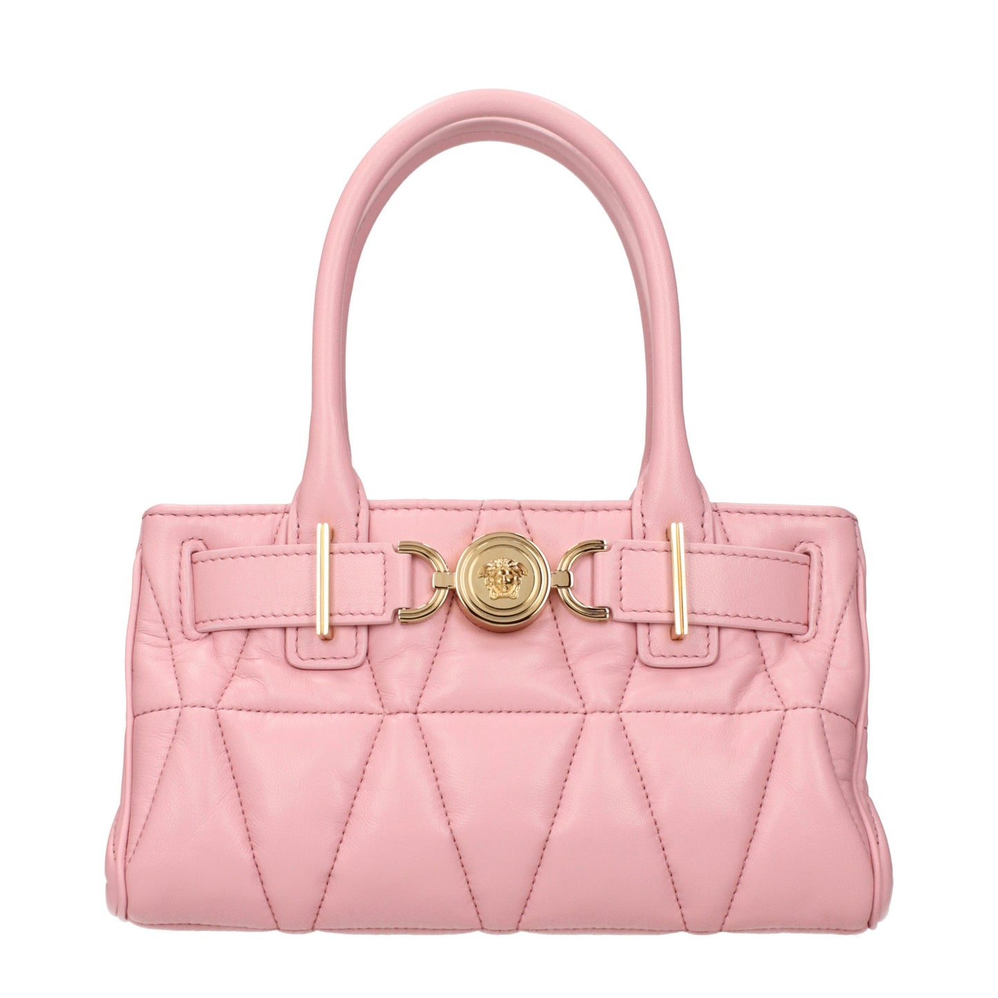 Versace Pink Leather Handbag