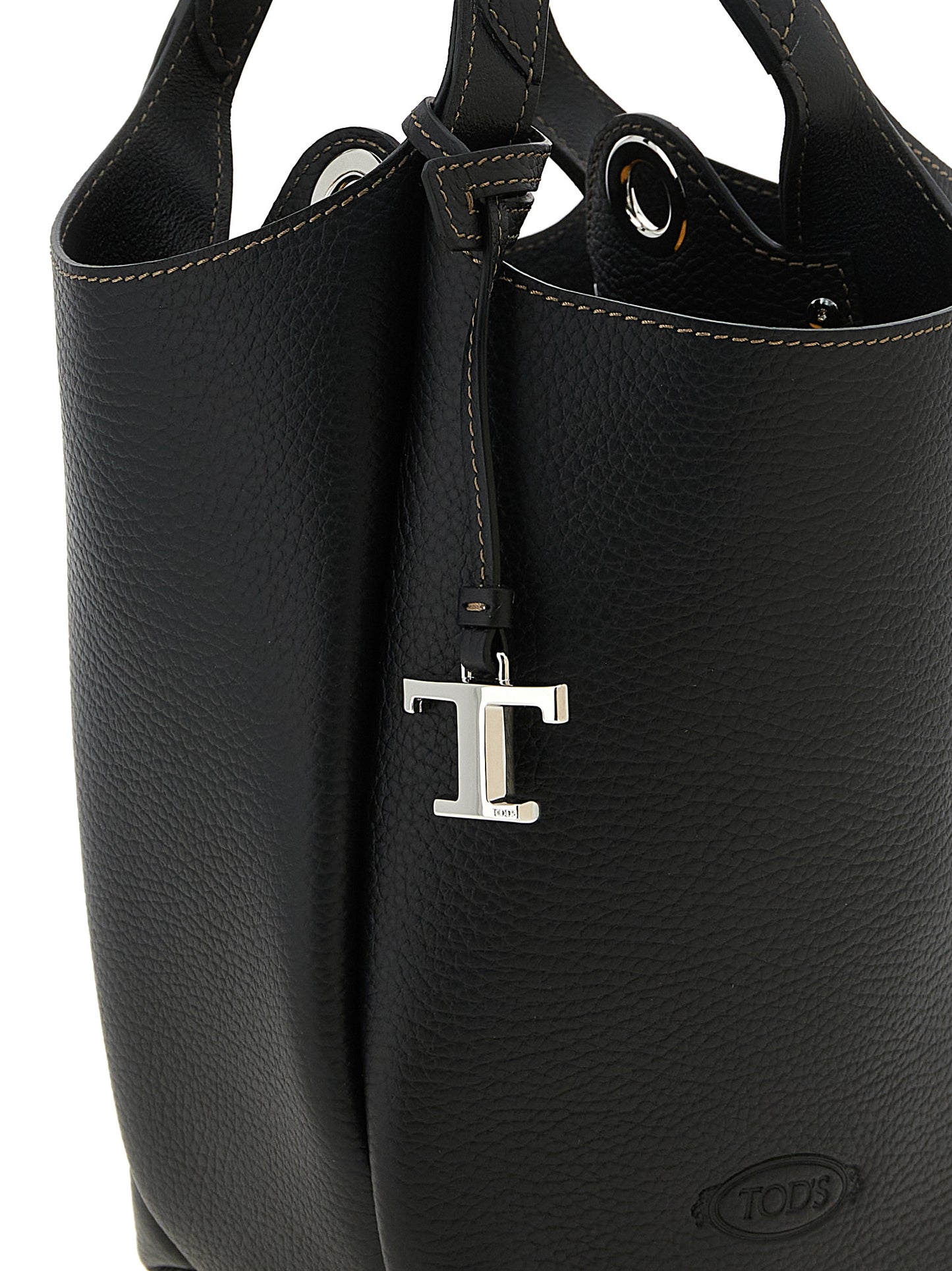 Tod's Black Calfskin Handbag