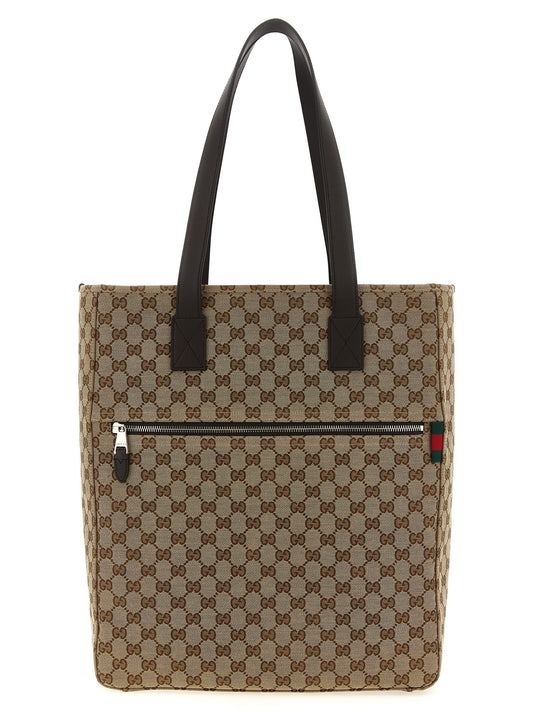 Gucci Brown Polyester Shoulder Bag