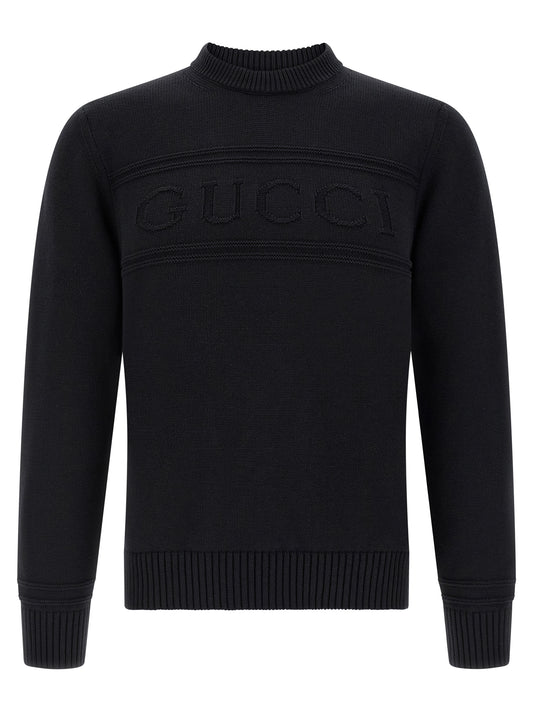 Gucci Black Cotton Cardigan