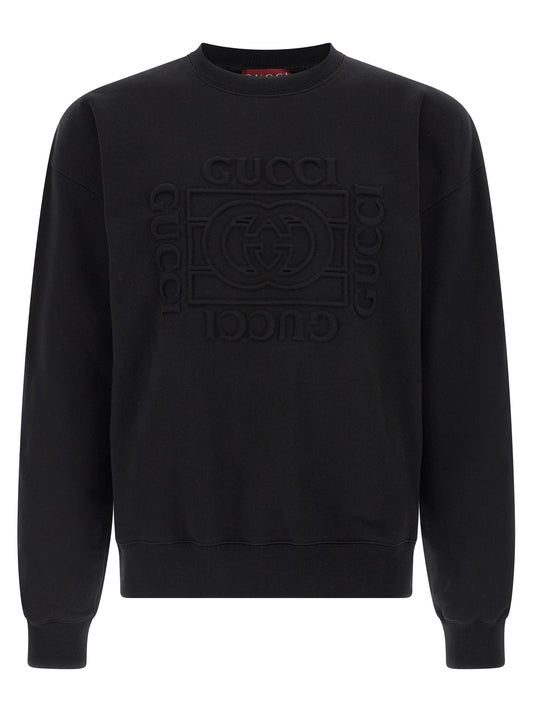 Gucci Black Cotton Sweatshirt