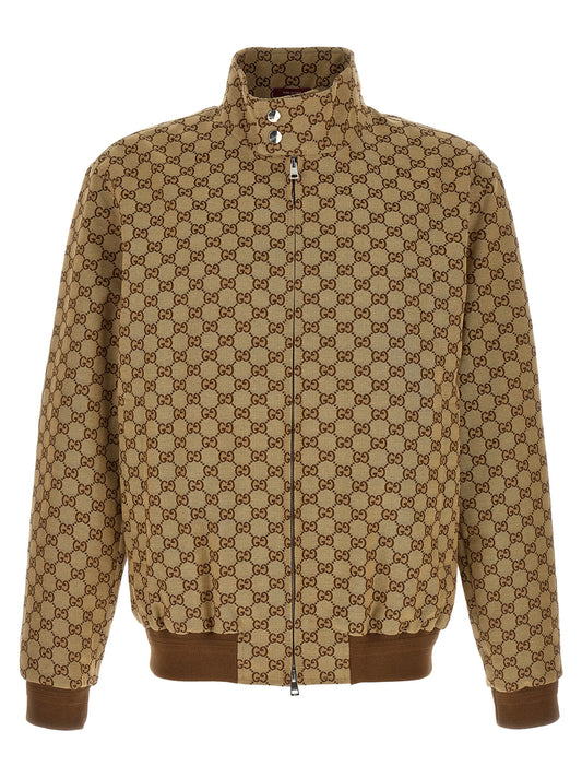 Gucci Beige Cotton Bomber