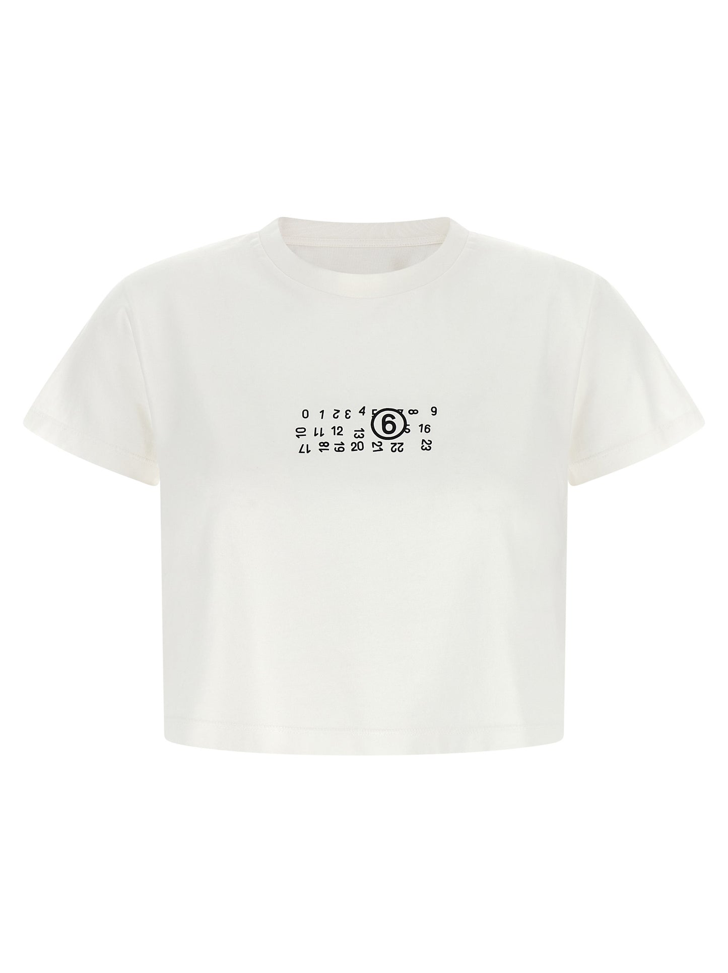 MM6 Maison Margiela White Cotton T-Shirt