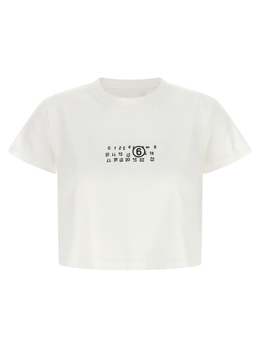 MM6 Maison Margiela White Cotton T-Shirt
